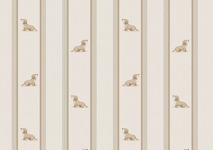 Dasching About, Sausage Stripe Biscuit - Twist&Fit Roman Blind - Image 7